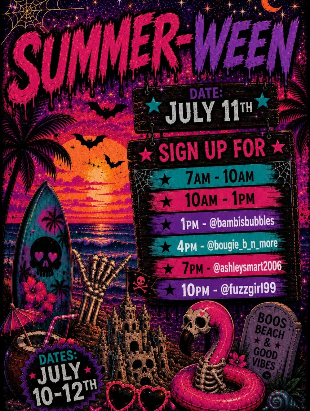 Show Me Your Goodies You Ghouls- Share Show Train 3 Day Event July 10-12th - Picture 2 of 8